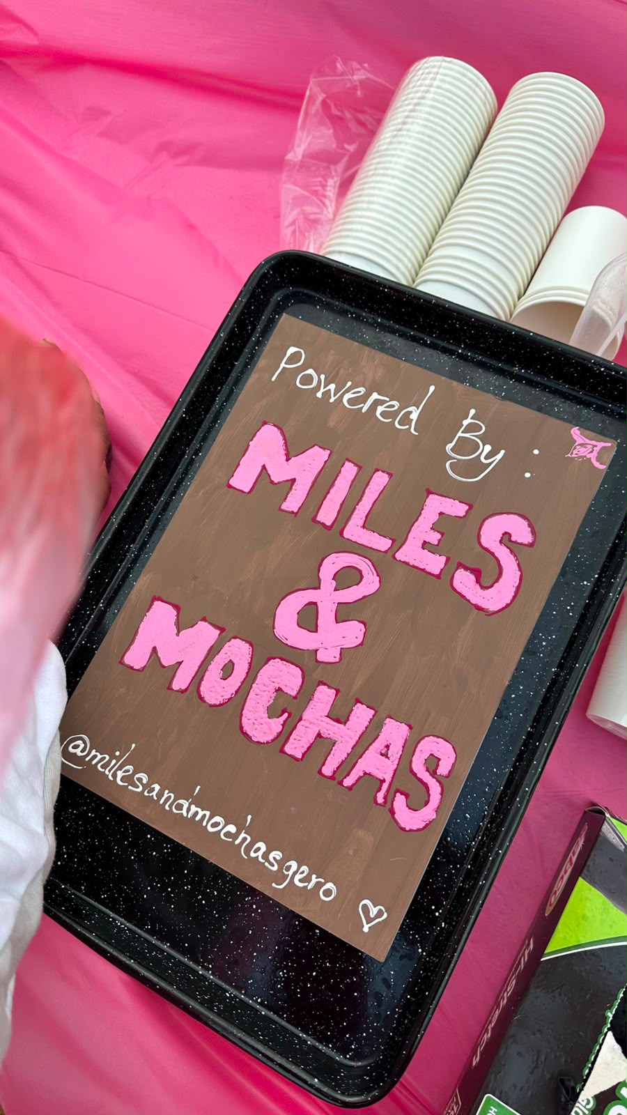 Miles & Mochas logo